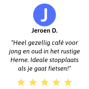 review café gezellig fietsen